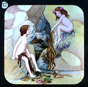 THE WATER-BABIES - magic lantern slide